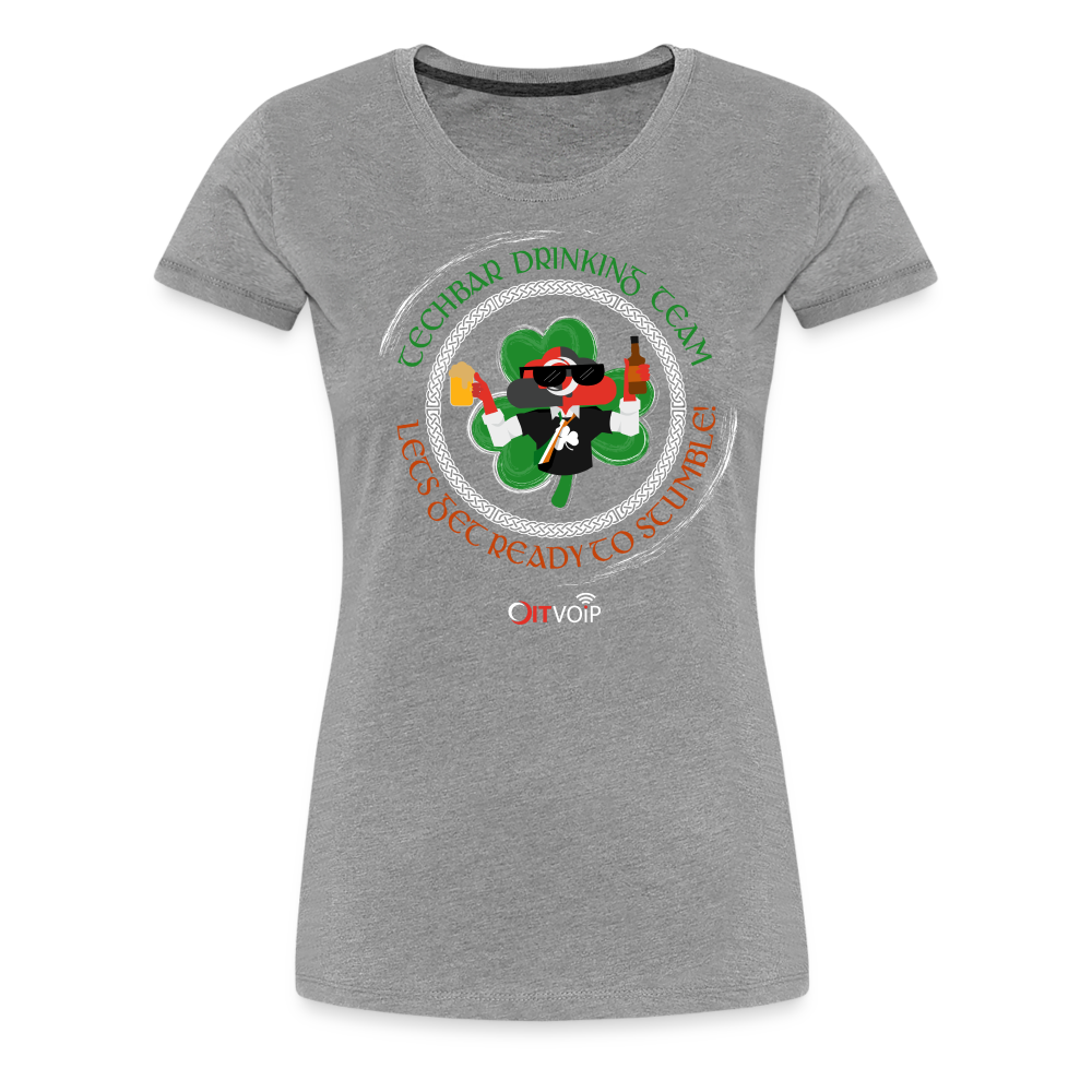 The Tech Bar Drinking Team - Women’s Tee - heather gray