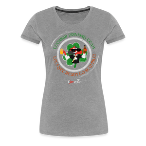 The Tech Bar Drinking Team - Women’s Tee - heather gray