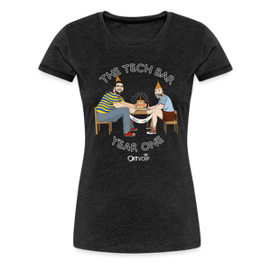 The Tech Bar Year One Tee - Womens - charcoal grey