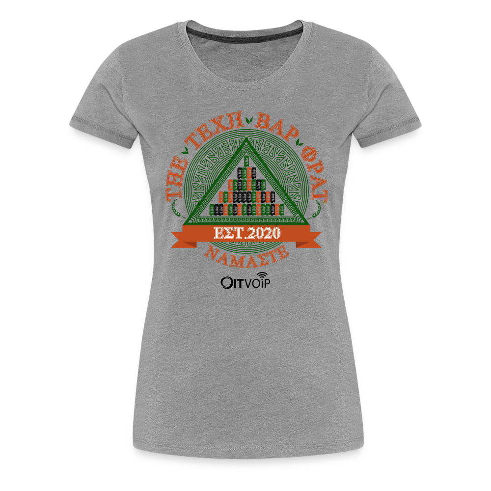 The Tech Bar Frat  - Women's Tee - heather gray