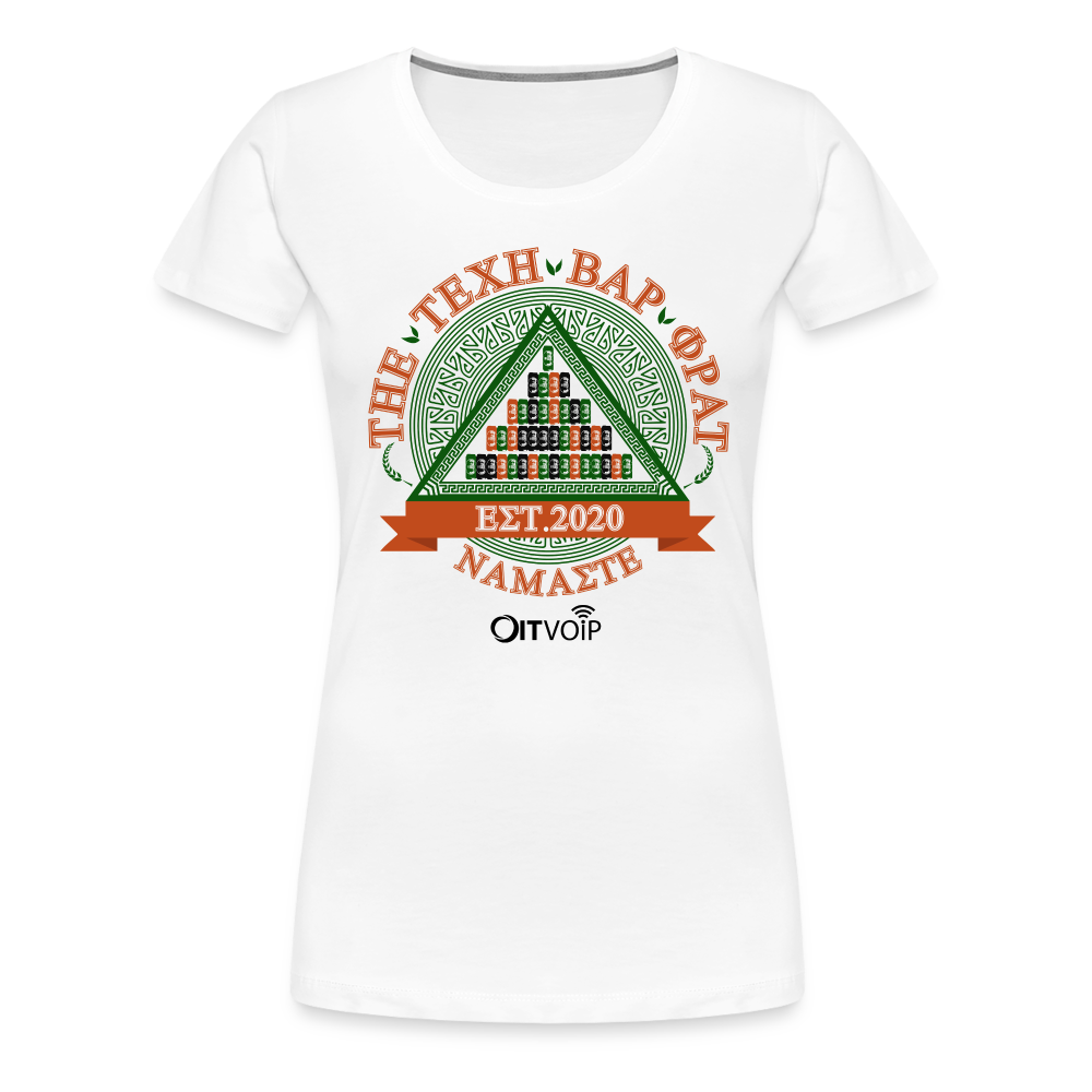 The Tech Bar Frat  - Women's Tee - white