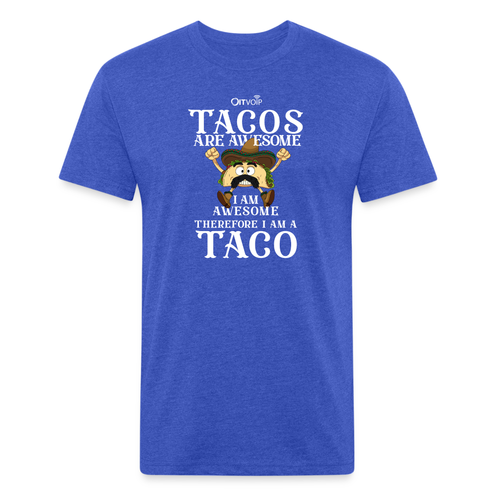 Tacos are Awesome Men's Tee - heather royal