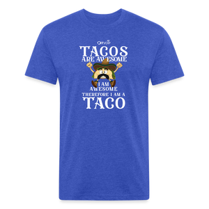 Tacos are Awesome Men's Tee - heather royal