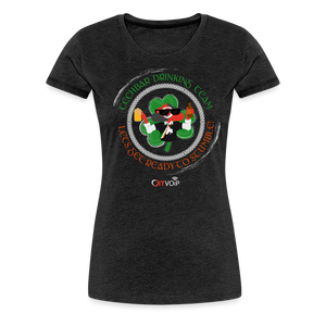 The Tech Bar Drinking Team - Women’s Tee - charcoal grey