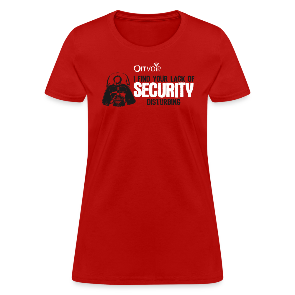 Vader Security Women's Tee - red