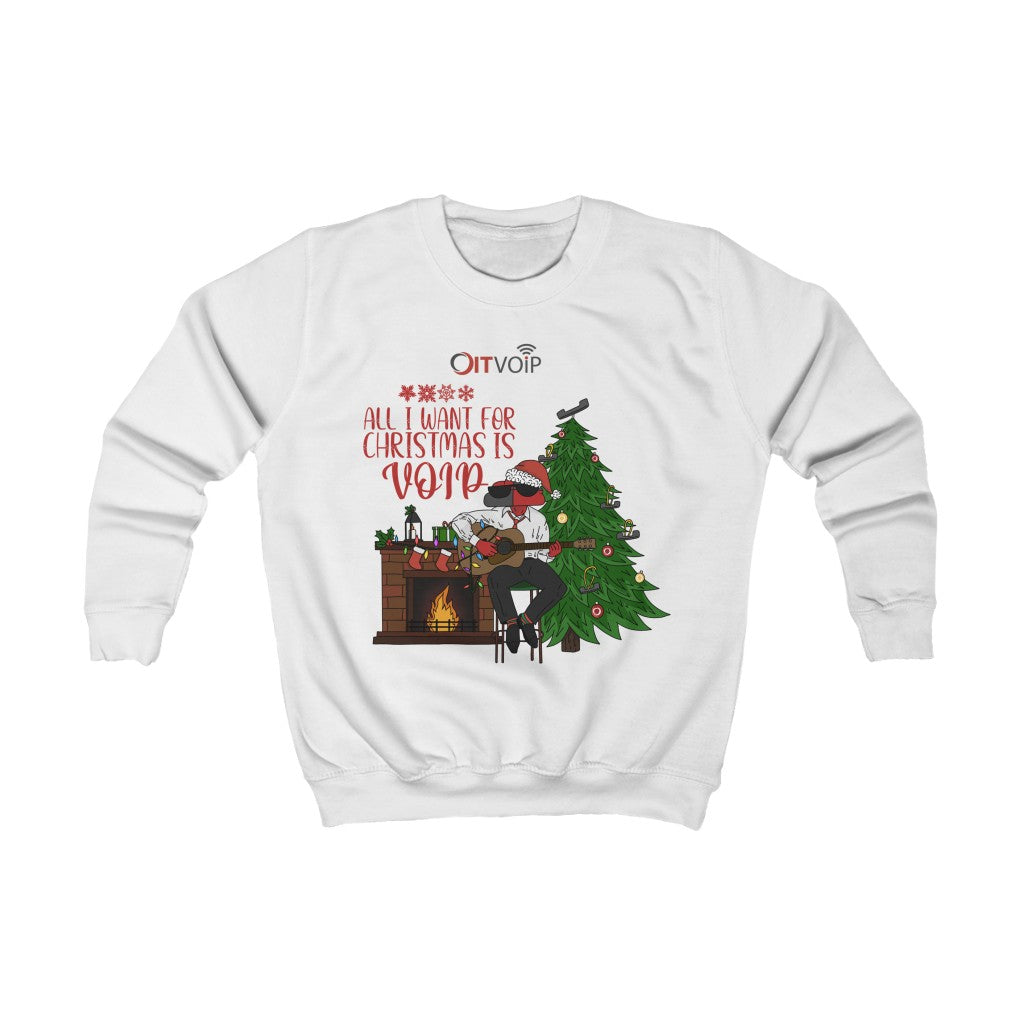 All I want for Christmas is VoIP Unisex Kids Sweater