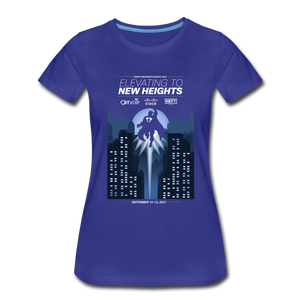 Elevate to new heights tee -Women's - royal blue
