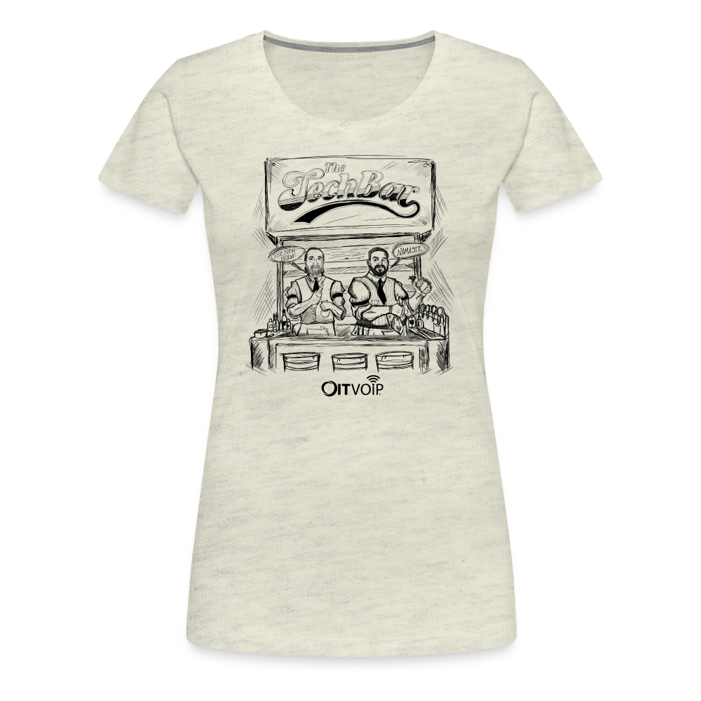 The Tech Bar Women's Tee - heather oatmeal