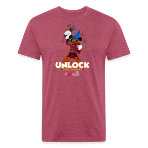 Unlock The Magic Tee - Men's - heather burgundy