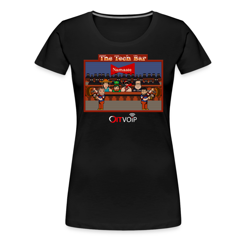 The Tech Bar Tapper Tee - Women's - black